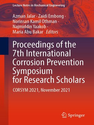 cover image of Proceedings of the 7th International Corrosion Prevention Symposium for Research Scholars